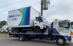 Towing a Truck Without License